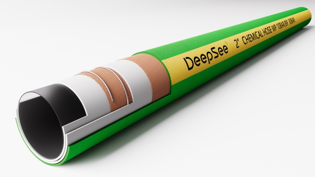 chemical suction and discharge hose - DeepSee uhmwpe chemical hose