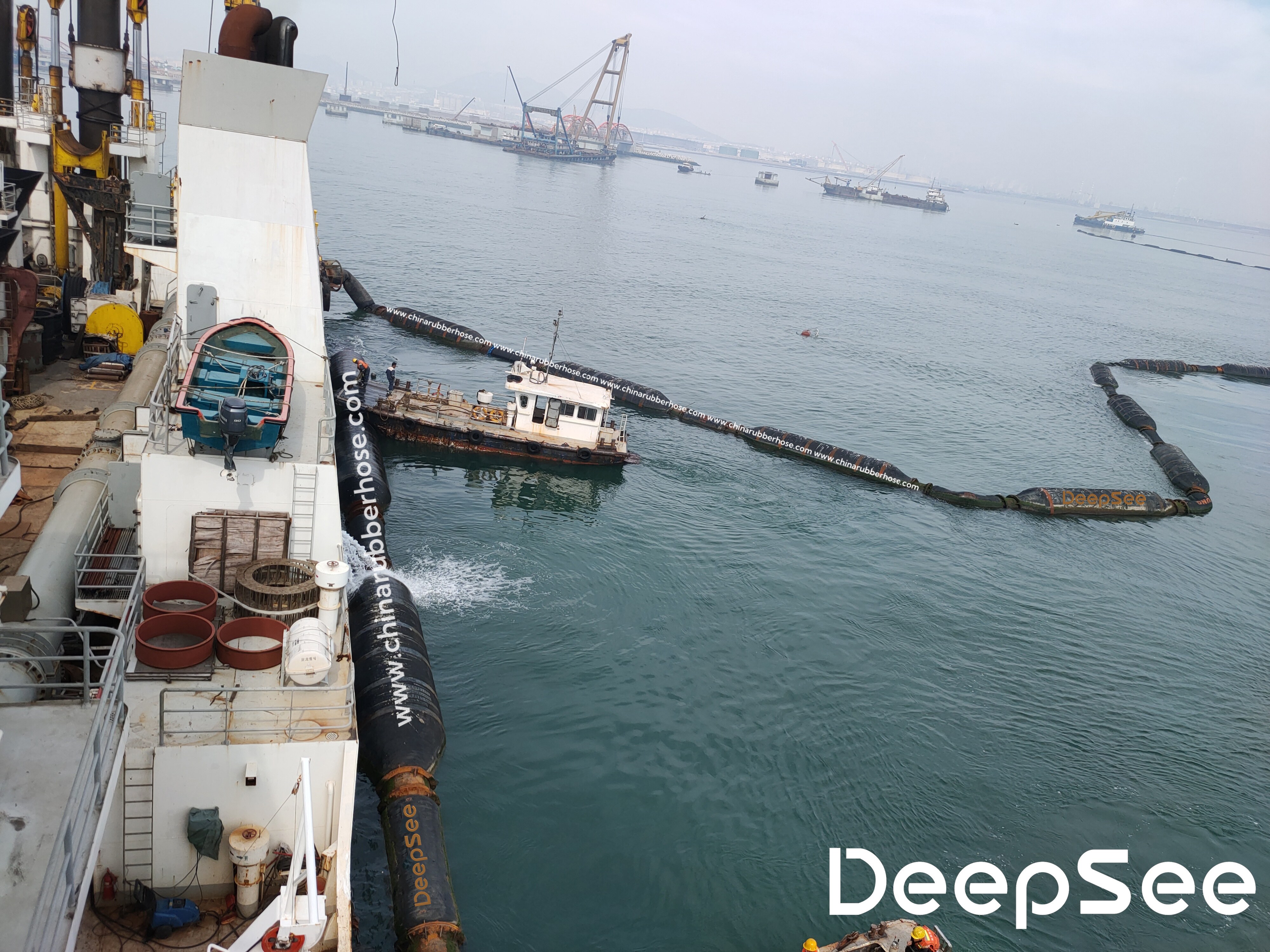 floating dredge hose - DeepSee rubber hose