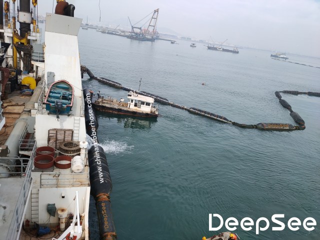 floating dredge hose - DeepSee rubber hose