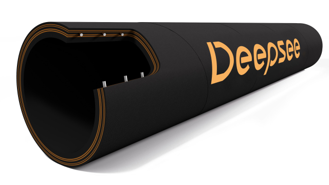 Large diameter EPDM hose -DeepSee