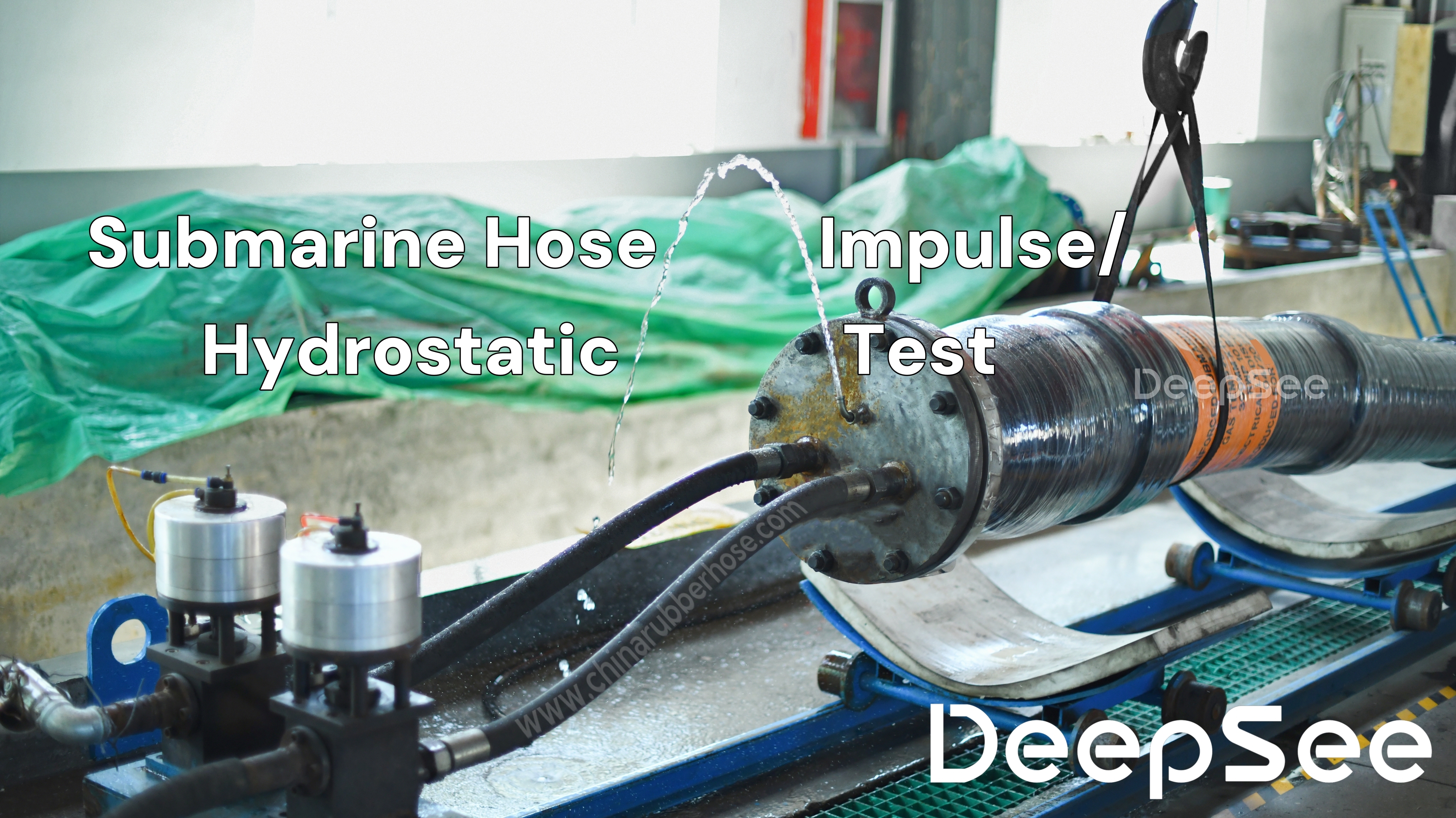 submarine hose hydrostatic test - DeepSee marine hose