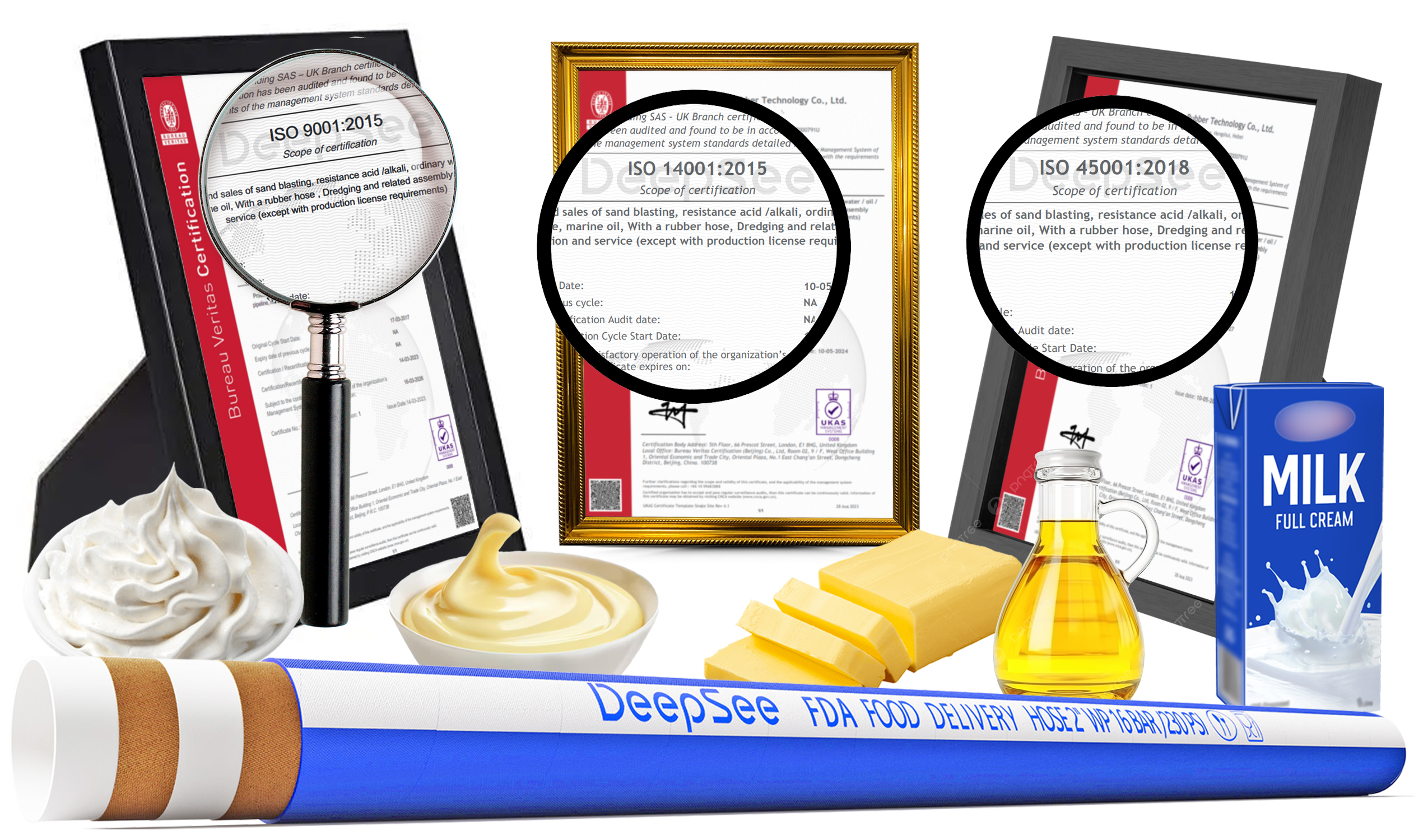 ISO-CERTIFIED FDA FOOD HOSE FOR OILY FOOD