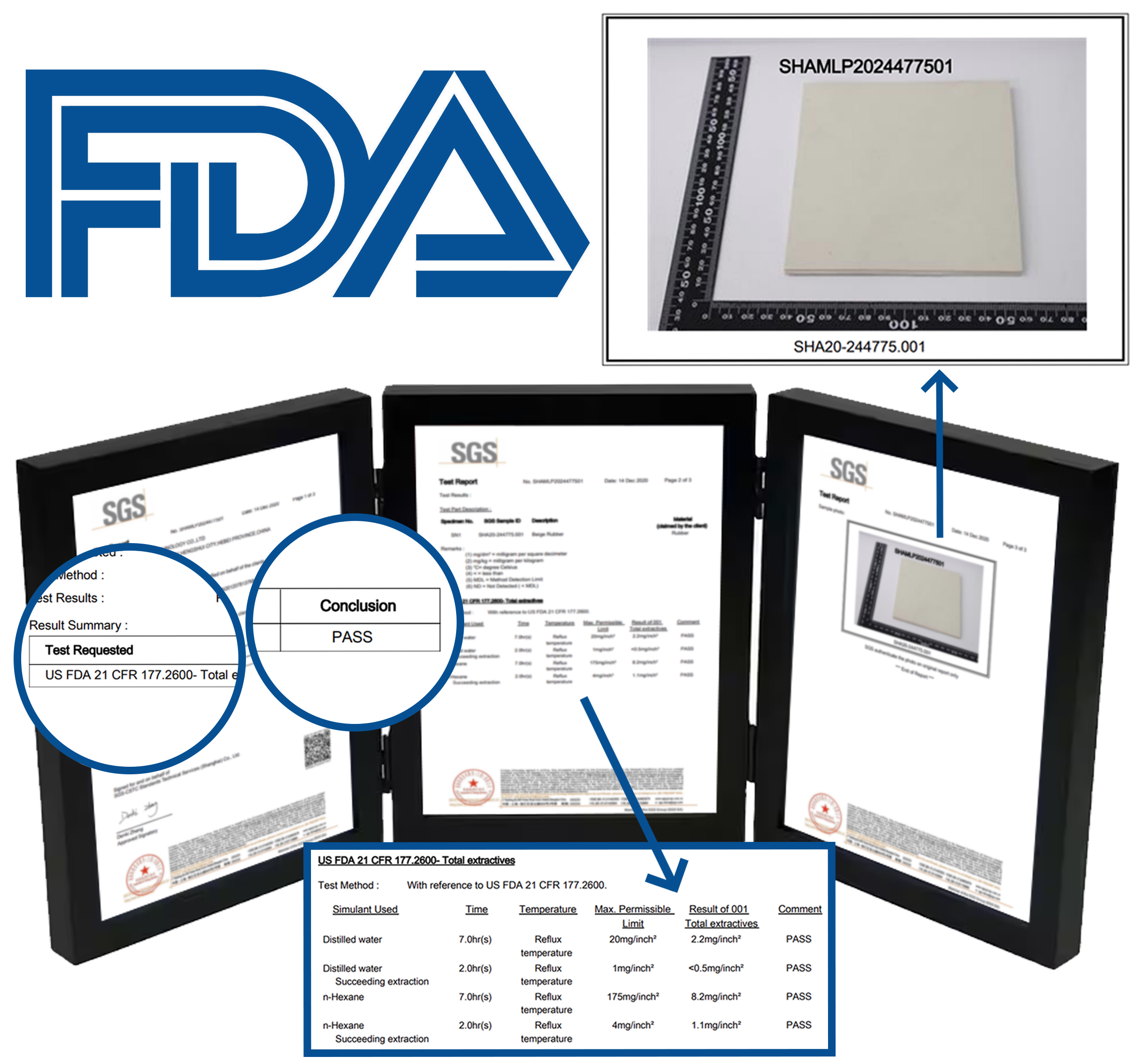 FOOD HOSE FDA CERTIFICATION - DEEPSEE RUBBER HOSE
