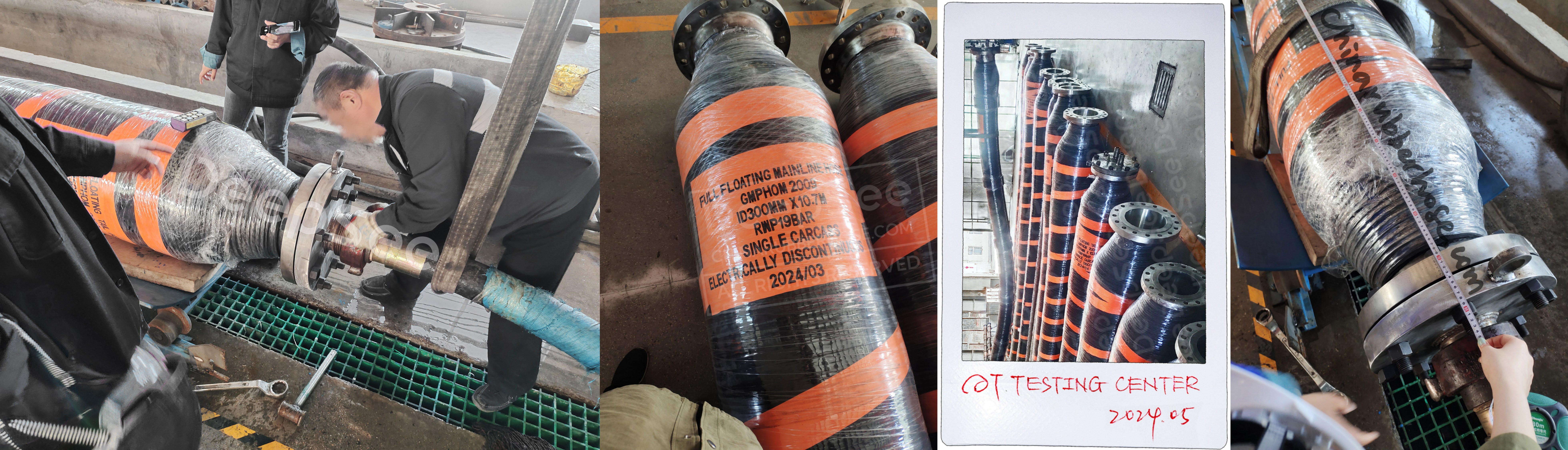 Single carcass full floating mainline hose manufactured by DeepSee