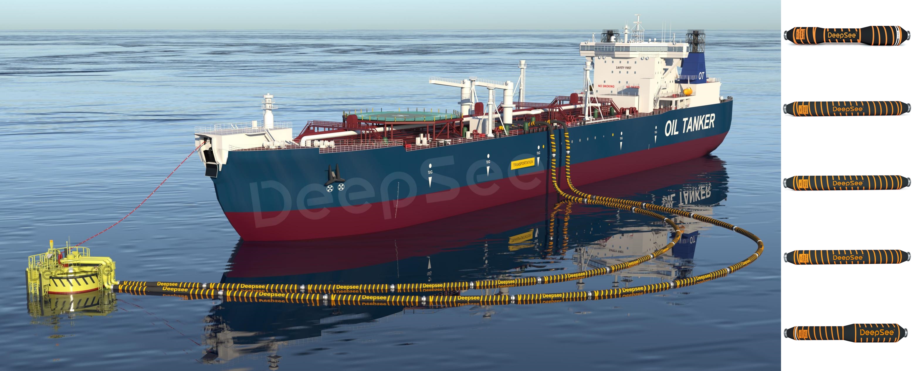single point mooring system and types of floating hoses