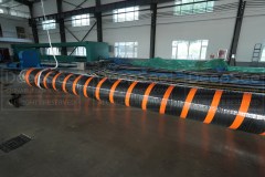 DeepSee single carcass floating mainline hose in factory