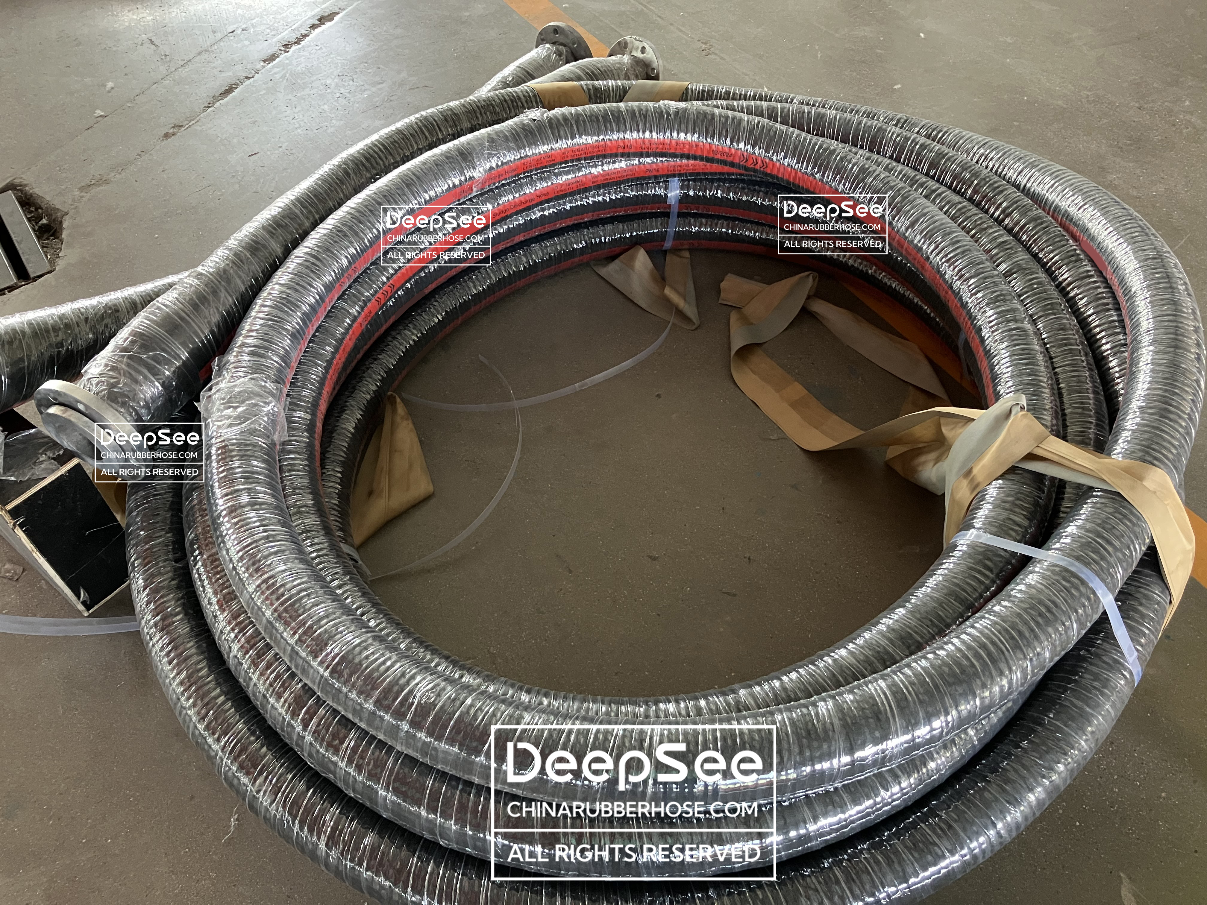 DeepSee abrasion-resistant sludge discharge hose