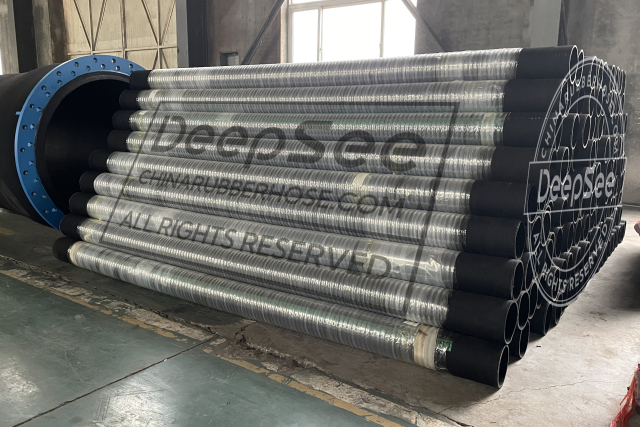 DeepSee water delivery rubber hoses in the factory