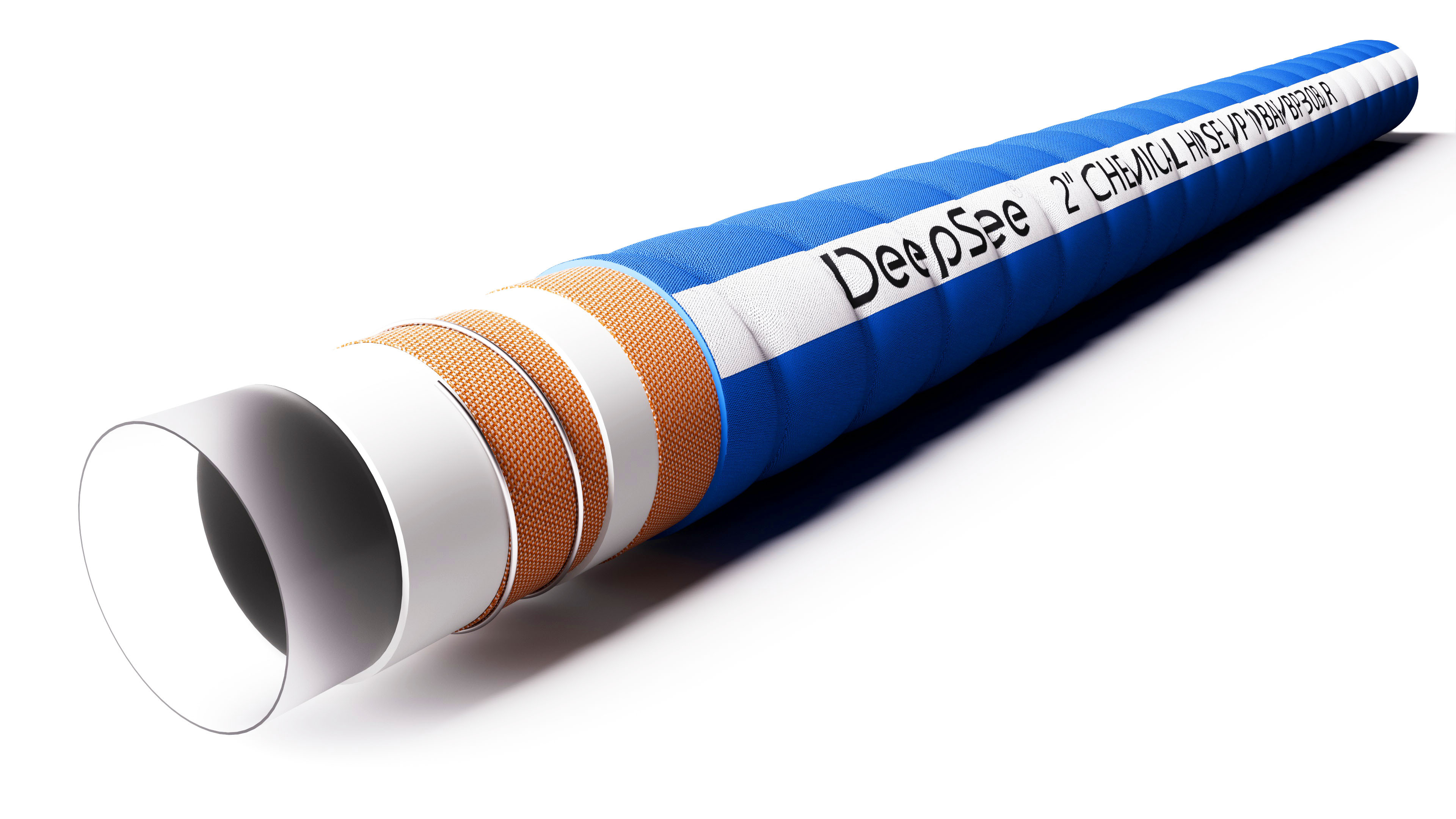 Corrugated antistatic chemical suction and discharge hose - DeepSee