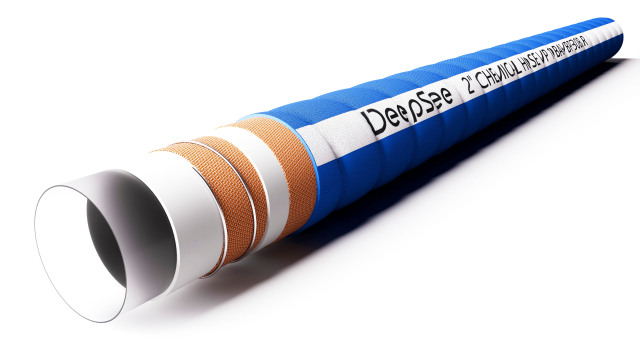 Corrugated antistatic chemical suction and discharge hose - DeepSee