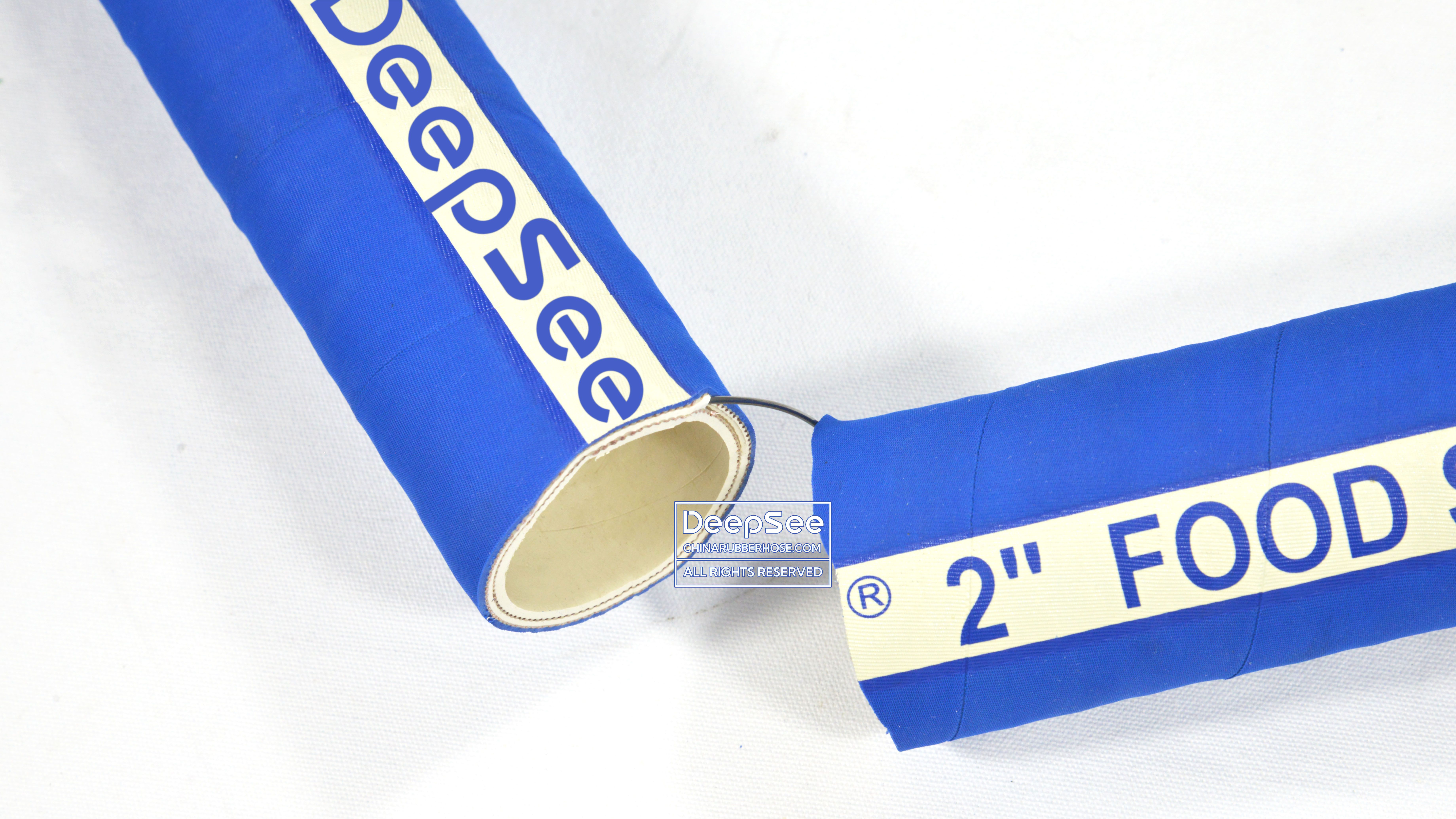 2 inch Food suction and discharge hose, steel wire in between - DeepSee
