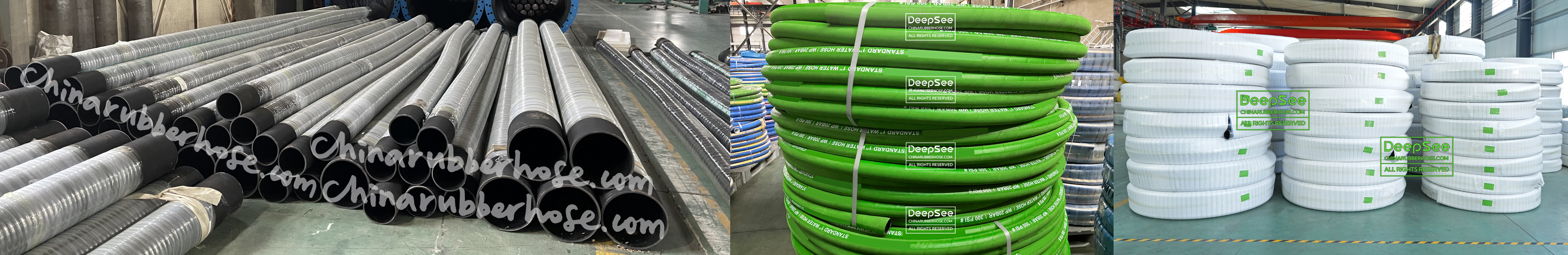 Water delivery hose in factory - DeepSee