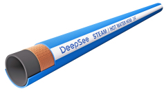 Single layer braided steam and hot water rubber hose - DeepSee