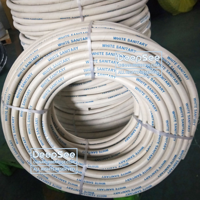 White steam hose for sanitary use - DeepSee
