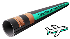 DeepSee aircraft refueling hose, inner diameter 2.5inch, working pressure 20bar