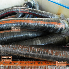 Dock oil hose for lubricating oil and marine diesel oil, EN 1765, ID 4 inch, WP 10bar - DeepSee