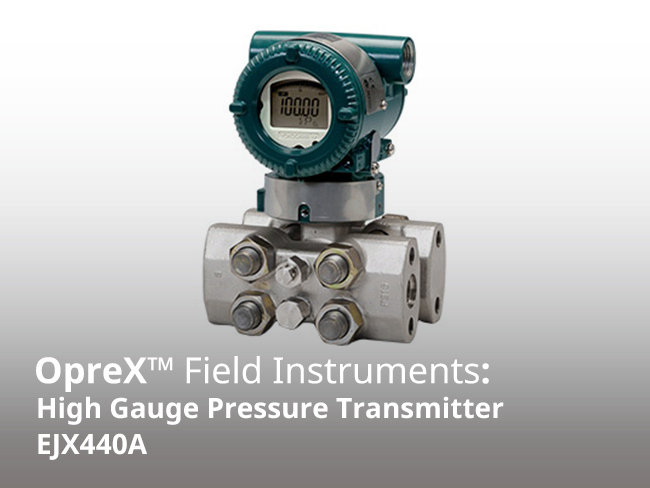 EJX440A Traditional-mount High Gauge Pressure Transmitter