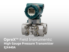 EJX440A Traditional-mount High Gauge Pressure Transmitter