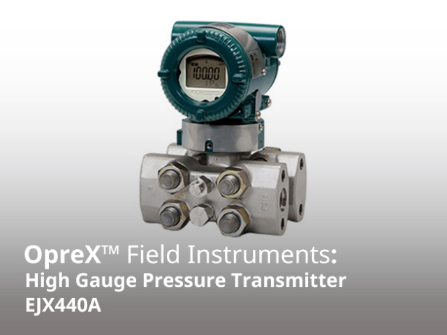 EJX440A Traditional-mount High Gauge Pressure Transmitter
