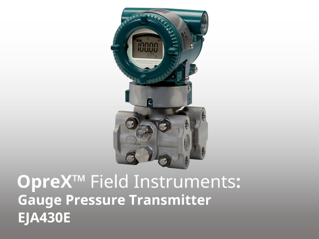 EJA430E Traditional-mount Gauge Pressure Transmitter
