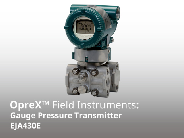 EJA430E Traditional-mount Gauge Pressure Transmitter