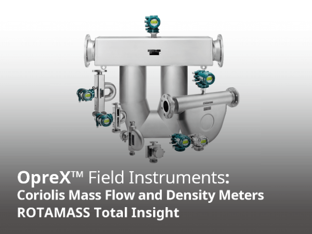 ROTAMASS Total Insight Coriolis Mass Flow and Density Meters