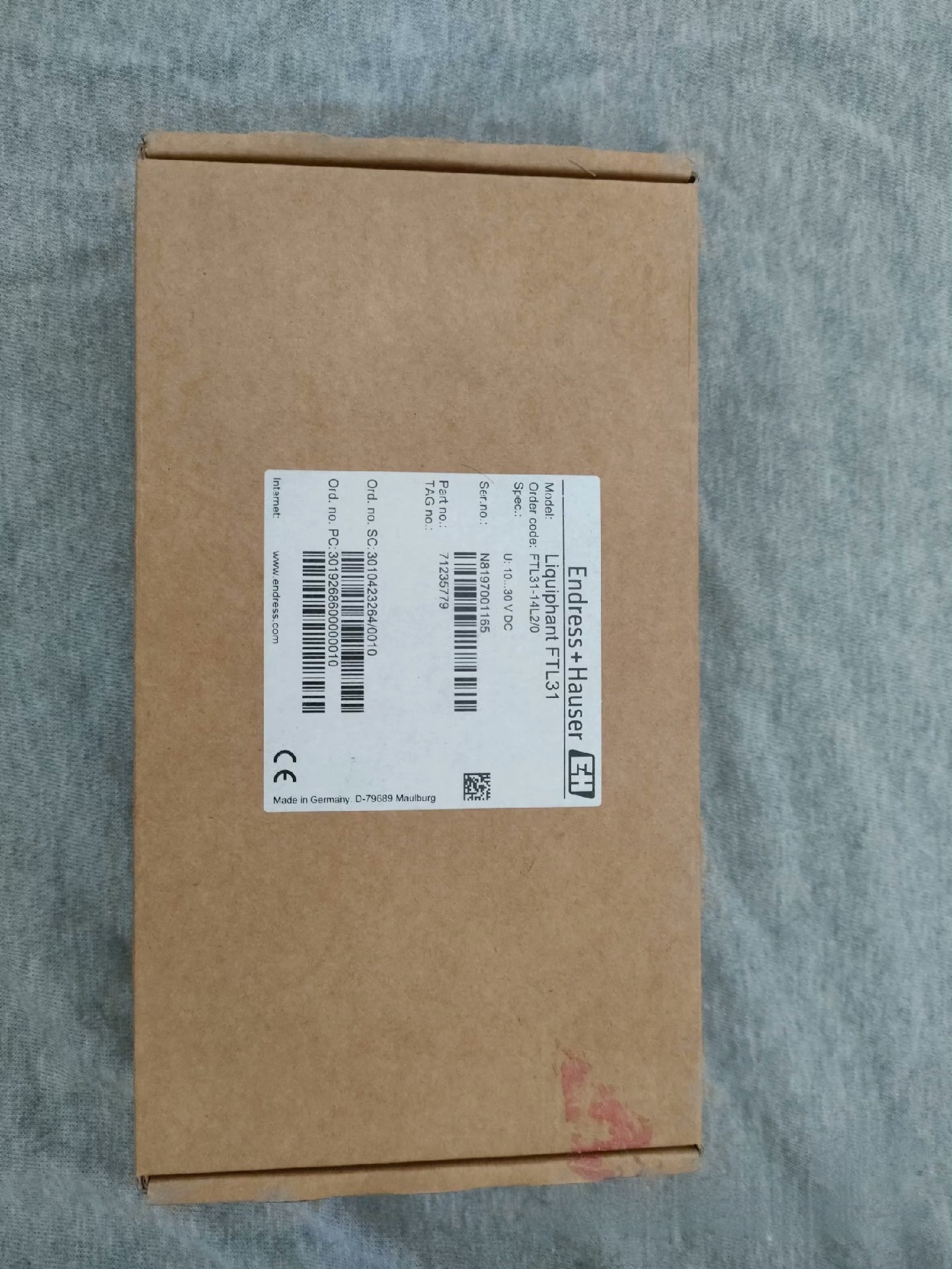 Endress+Hauser Tuning fork switch FTL31-14L2/0
