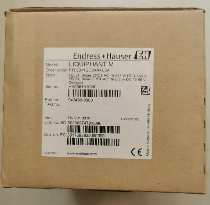 Endress+Hauser Tuning fork switch FTL50-NGE2AA4E5A