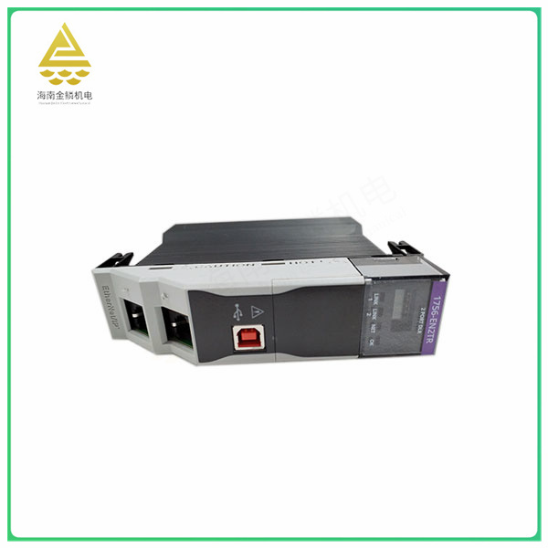 1756-EN2TR Ethernet /IP (Ethernet Industrial Protocol) two-port interface communication module.