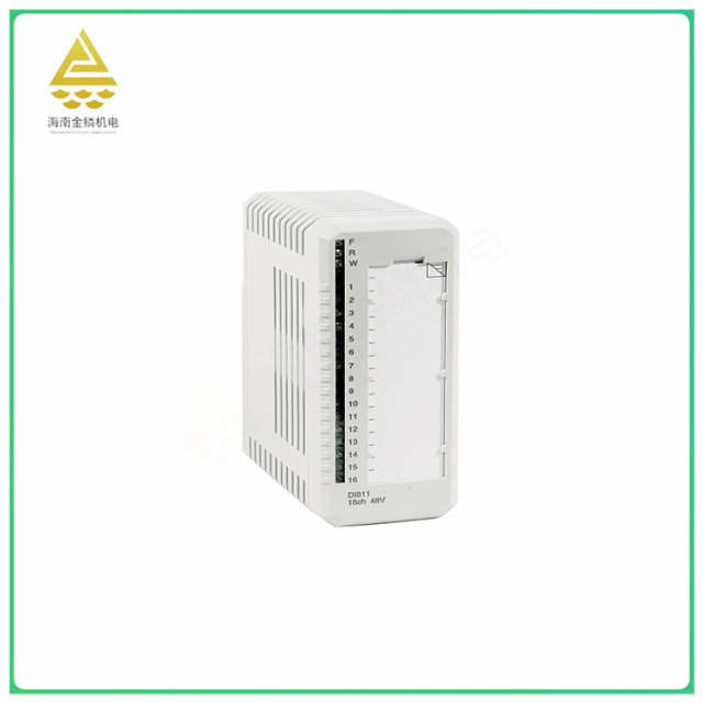 DI811-3BSE008552R1   16-channel 48-volt DC digital input module  Collect digital signals from different devices