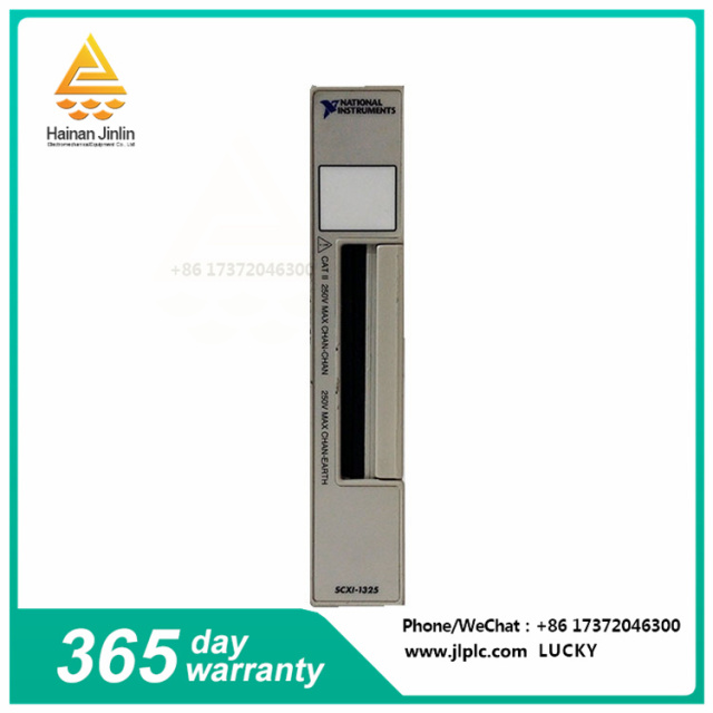 SCXI-1325  High voltage terminal panel   It provides ground-to-ground and inter-channel isolation for 250 Vrms channels,jlplc