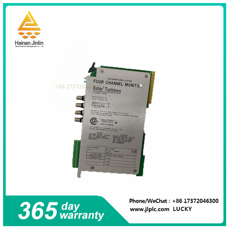 132417-01  Four-channel monitor   Monitor key parameters in industrial machinery or processes,jlplc