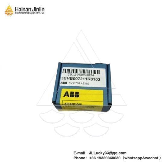 ABB 3BHB007211R0101, XVC768AE101 Control Board, Industrial Automation Solution,jlplc