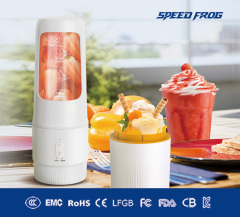 Portable Blender Ice cream Maker 2-in-1 Rechargeable Juicer with Ice Bucket Wholesale/ OEM/ ODM