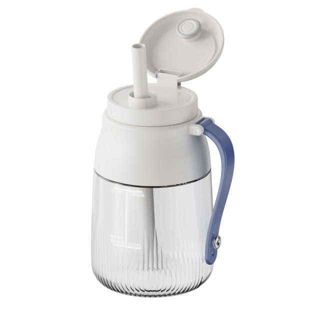 1000ml Portable Blender Dual Lid Straight Drink Design IPX6 Waterproof Type-C Charging Wholesale/ OEM/ ODM