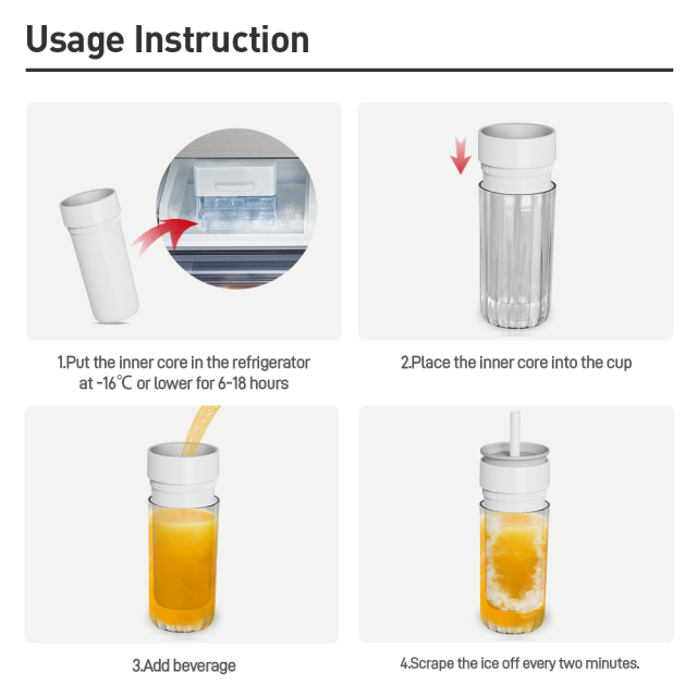 Slushy Cup Smoothies Wholesale OEM ODM Available