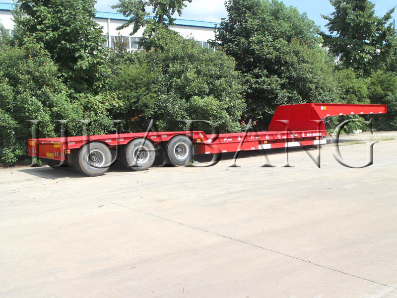 Remorque surbaissée à col de cygne à vendre | La Chine a fabriqué une remorque chargeur à plate-forme basse | remorques à col de cygne à profil bas | La Chine a fabriqué de lourdes remorques surbaissées