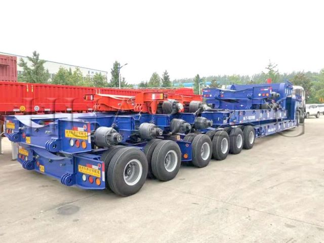 China wind tower transport trailer | heavy hauling tower trailer | wind energy equipment transport trailers | wind power transport