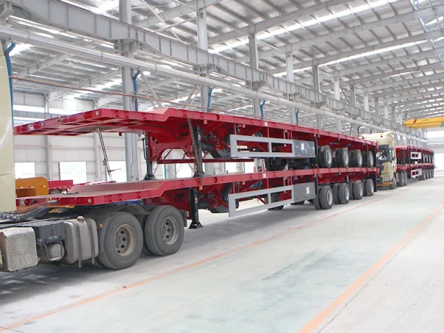 China made wind blade trailer | wind blade transport semi trailer | wind blade semi trailer | wind blade transport semi trailer