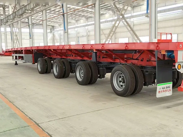 Extendable trailer | Extendable flatbed trailer | Stretch flatbed trailer | Extendable trailer for windmill blade