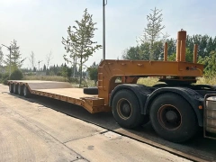 Detachable Lowboy Trailer | Front loading lowbed trailer