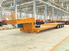 Detachable Lowboy Trailer | Front loading lowbed trailer
