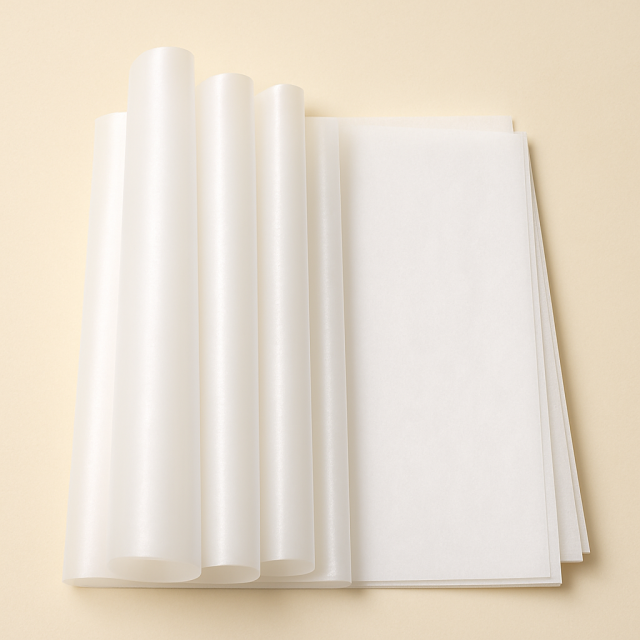 Bleached white glassine paper- OEM Food Packaging Paper