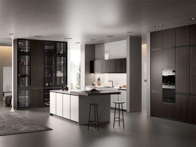 Modern Villa Kitchen Cabinet OPTA24-VA001