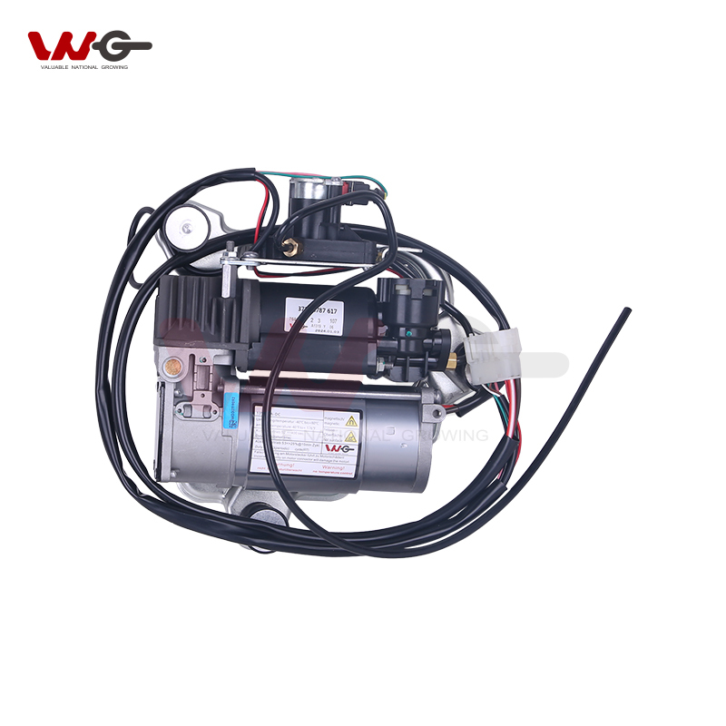 Air Suspension Compressor Pump Parts Shock Absorber Assembly with Valve Block,iron Frame,relay for BMW  X5 E53 Oe37226787617