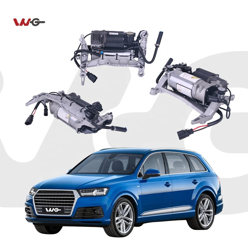 VNG Air Suspension Compressor for Audi Q7 Assembly with Aluminum Frame 4L0 698 007AB Air Pump Air Suspension Pump