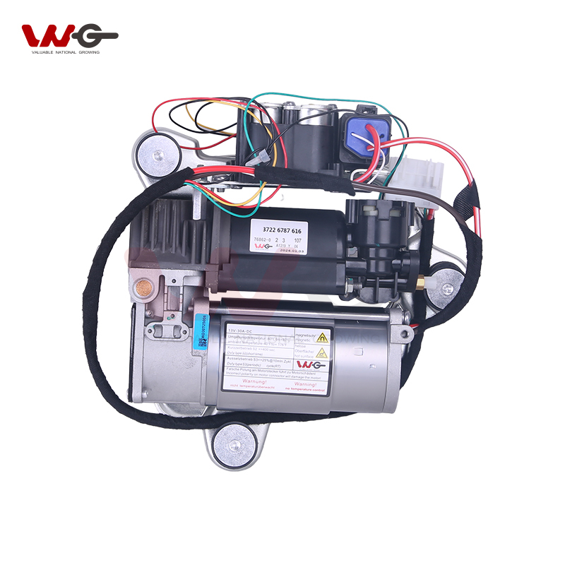 VNG Assembly with Valve Block and Iron Frame Air Suspension Compressor for BMW 7 Series E66 5 Series E39