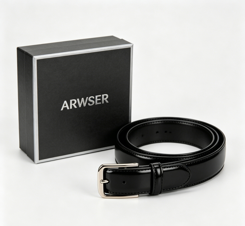 ARWSER Men's Belt Leather Products -1 3/8 inch Men's Dress Belt - Ideal Gift for Business and Casual Jeans