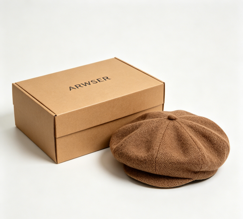 ARWSER Beret Flat Cap 100% Cotton Bergster Ivy Golf Freight Driver Outdoor Sports Summer Hat