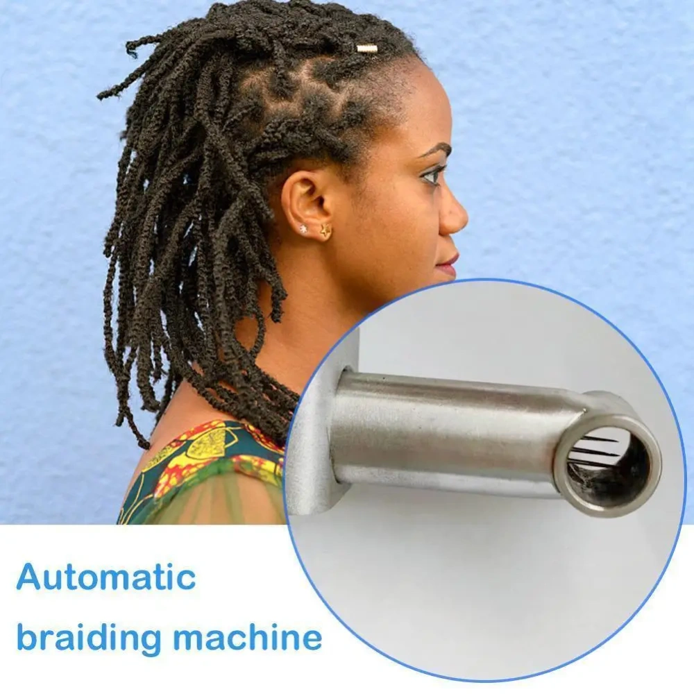 Hot Mini Handheld Portable Hair Dreadlock Machine Injection Machine For DIY Readlocks Braiding Hair Extensions Braid Machine
